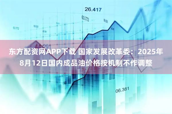 东方配资网APP下载 国家发展改革委：2025年8月12日国内成品油价格按机制不作调整