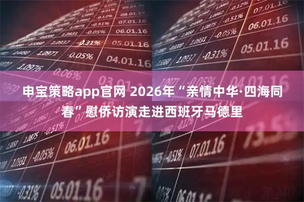 申宝策略app官网 2026年“亲情中华·四海同春”慰侨访演走进西班牙马德里